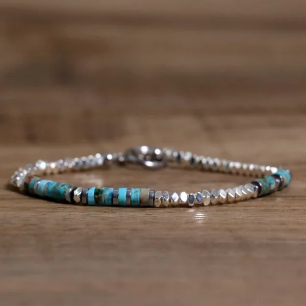 Sleek Hematite & Stainless Steel Bracelet