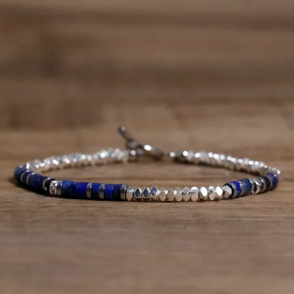 Sleek Hematite & Stainless Steel Bracelet