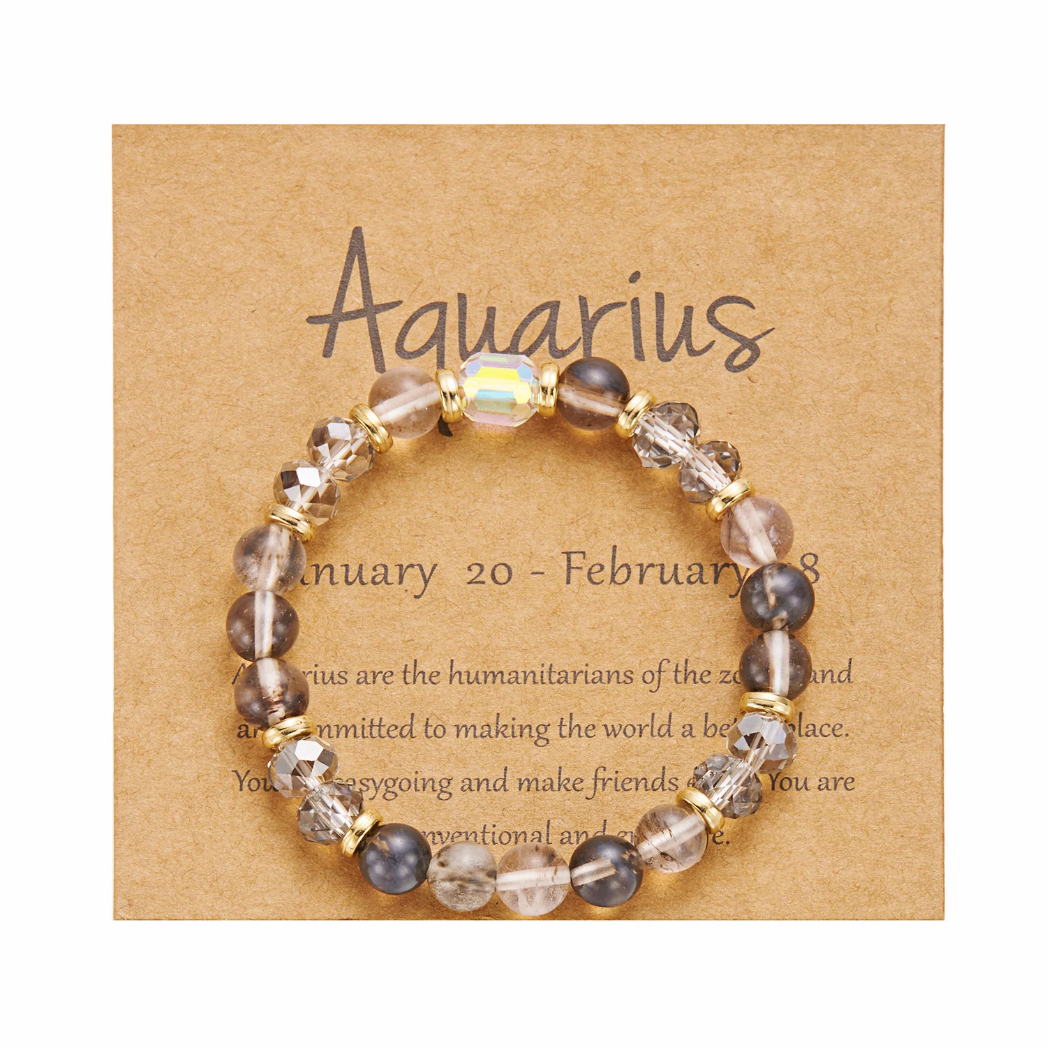12 Constellation Crystal Beaded Bracelets for Women Men Natural Stone Handmade Cancer Virgo Leo Bangle Energy Friendship Jewelry - Image 9