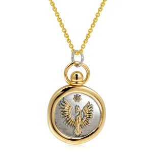 12 Zodiac Sign Necklace Creative Tarot Card Round Pendant Necklace Unisex Jewelry for Men and Women Holiday Commemorative Gift - Image 10