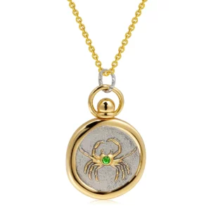 12 Zodiac Sign Necklace Creative Tarot Card Round Pendant Necklace Unisex Jewelry for Men and Women Holiday Commemorative Gift - Image 7
