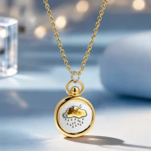 12 Zodiac Sign Necklace Creative Tarot Card Round Pendant Necklace Unisex Jewelry for Men and Women Holiday Commemorative Gift - Image 5