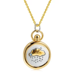 12 Zodiac Sign Necklace Creative Tarot Card Round Pendant Necklace Unisex Jewelry for Men and Women Holiday Commemorative Gift - Image 18