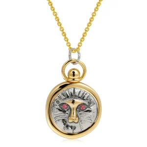 12 Zodiac Sign Necklace Creative Tarot Card Round Pendant Necklace Unisex Jewelry for Men and Women Holiday Commemorative Gift - Image 17