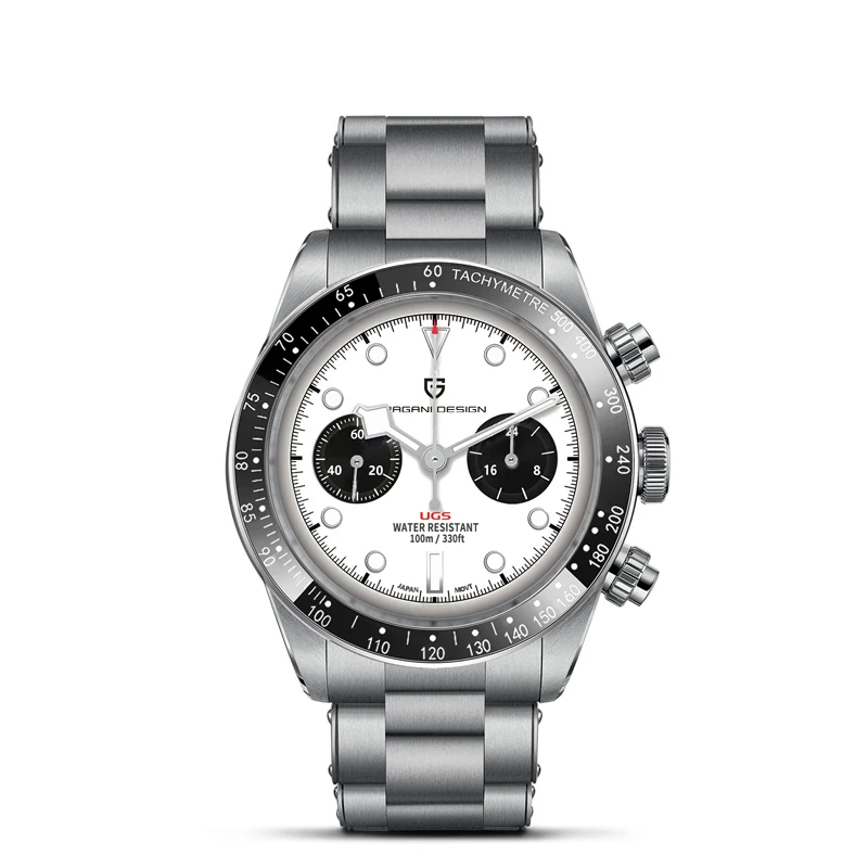 Pagani Design Panda Dial Chronograph Watch for Men - Image 9