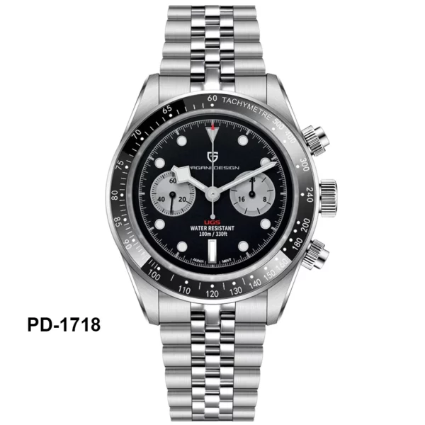 Pagani Design Panda Dial Chronograph Watch for Men