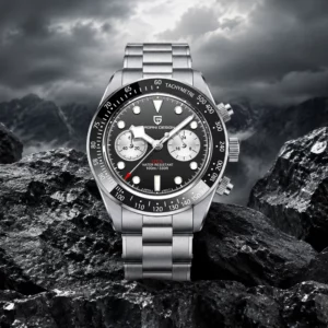 Pagani Design Panda Dial Chronograph Watch for Men