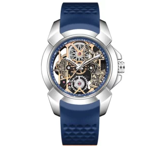 3D Skeleton orange Dial Luxury Quartz Watch for Men - Image 19