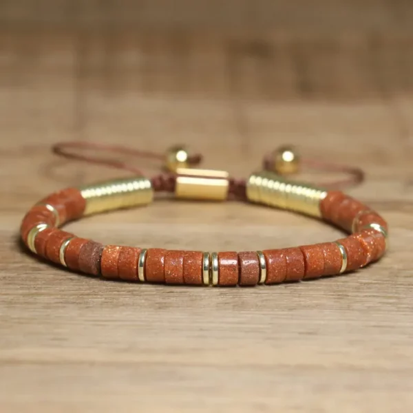 Boho Stone Bracelet Bundle, Tiger Eye & Smoky Quartz