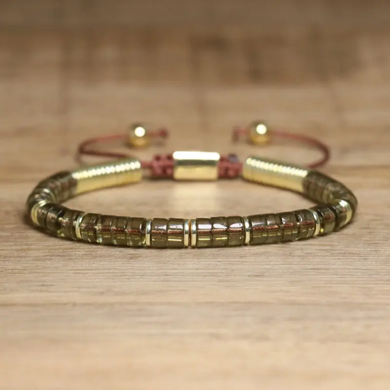 Boho Stone Bracelet Bundle, Tiger Eye & Smoky Quartz - Image 3