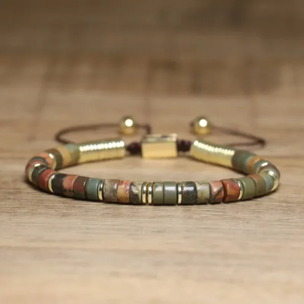Boho Stone Bracelet Bundle, Tiger Eye & Smoky Quartz