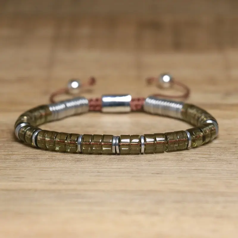 Boho Stone Bracelet Bundle, Tiger Eye & Smoky Quartz - Image 11
