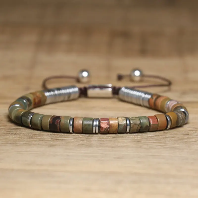 Boho Stone Bracelet Bundle, Tiger Eye & Smoky Quartz - Image 6