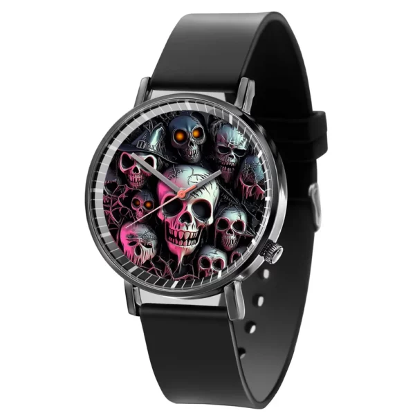 Boy's Watch Halloween Fashion Skull Quartz Watch Men's Bracelet Watch Reloj V168