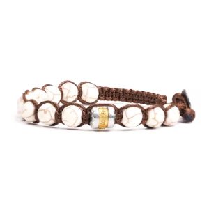 Classic Men's Bracelet With 8mm Natural Stone Round Bead Handcrafted Adjustable Tibetan Buddhist Scripture Bracelet Jewelry Gift - Image 14