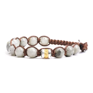 Classic Men's Bracelet With 8mm Natural Stone Round Bead Handcrafted Adjustable Tibetan Buddhist Scripture Bracelet Jewelry Gift - Image 12