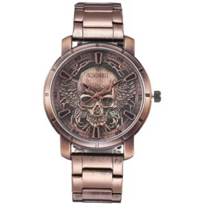 Cool Mens Watch Skull Face Design Fashion Steel Leather Strap Retro Quartz Watch Men Male Clock Reloj Hombre Gifts Drop Shipping - Image 20