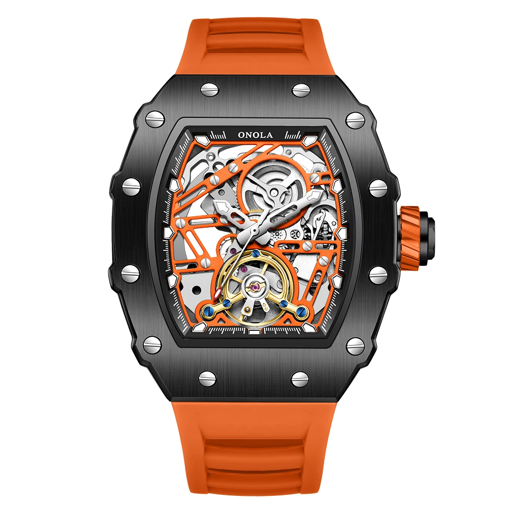 ONOLA Hollow Rudder Flywheel Automatic Mechanical Watch - Image 12