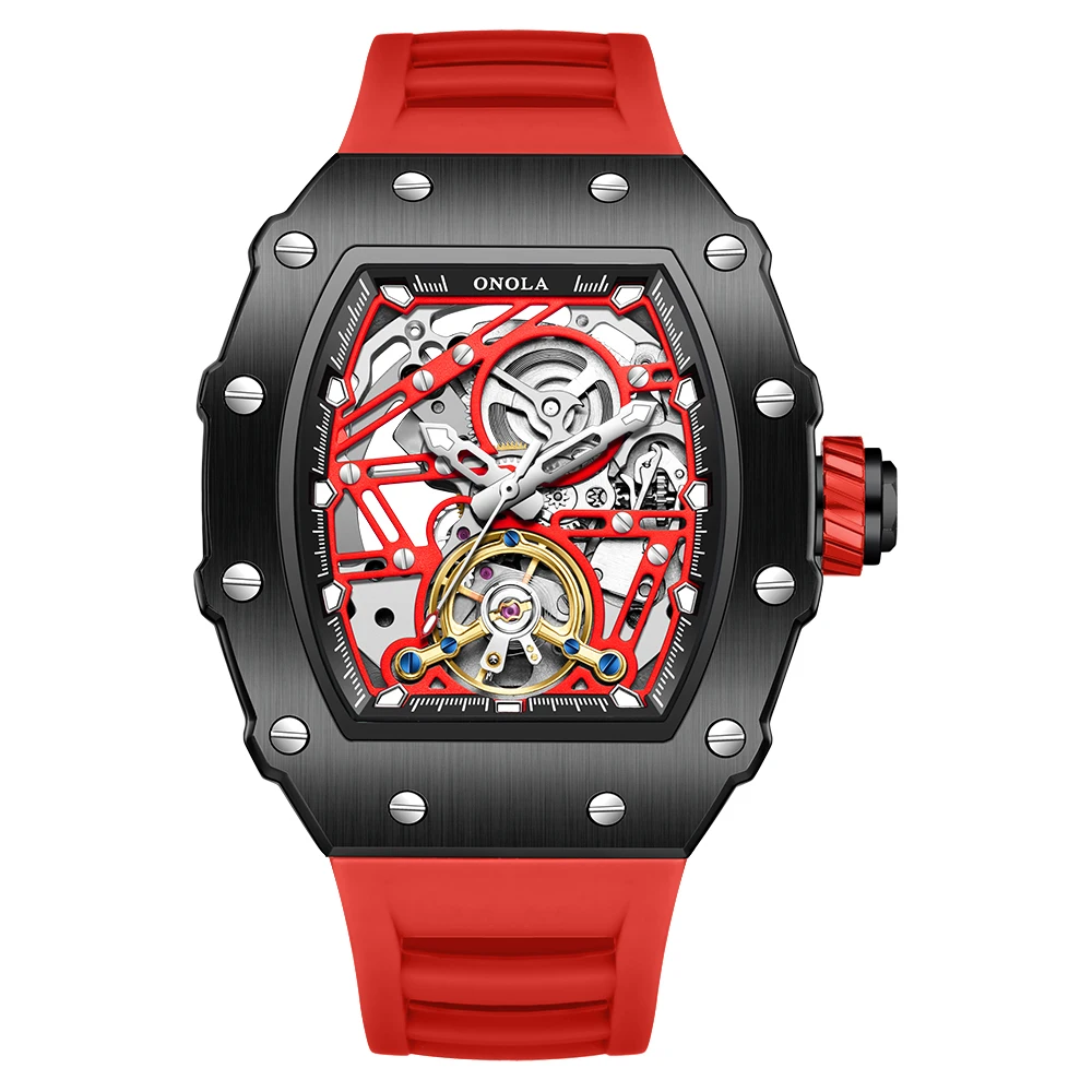 ONOLA Hollow Rudder Flywheel Automatic Mechanical Watch - Image 11