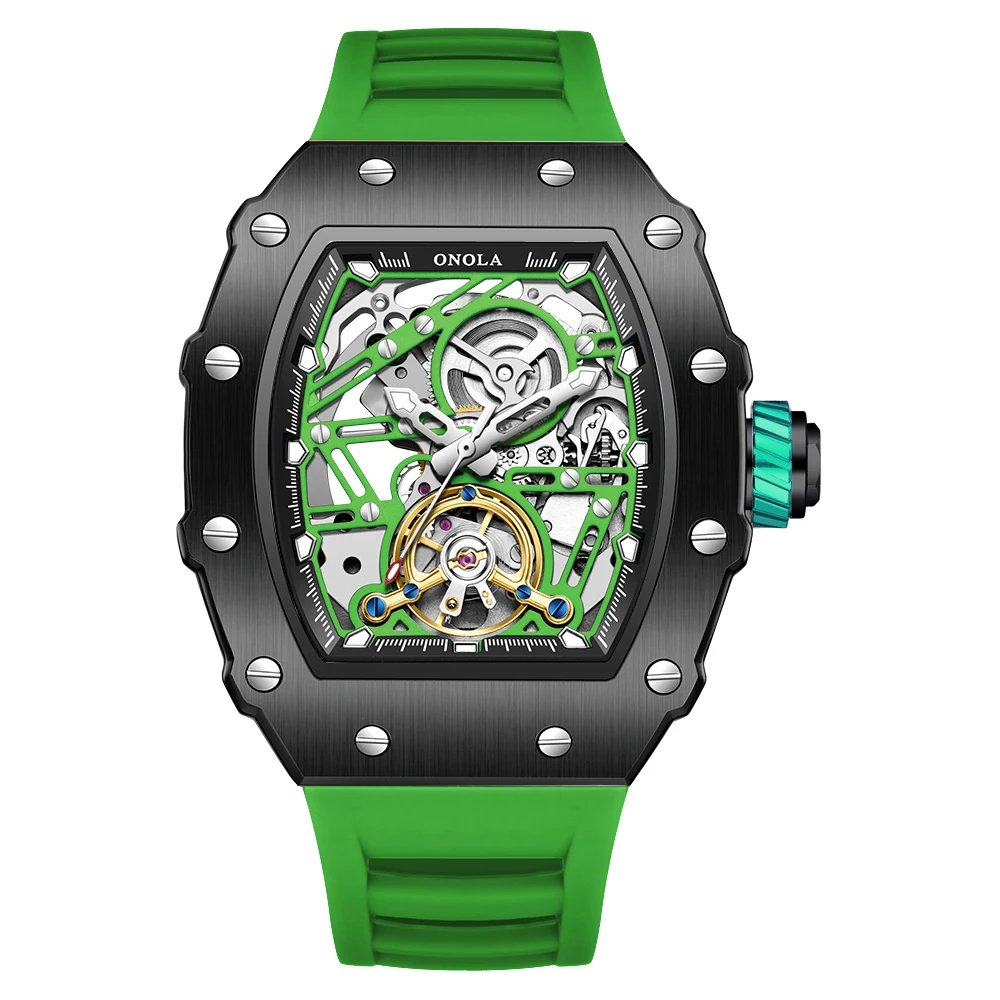ONOLA Hollow Rudder Flywheel Automatic Mechanical Watch - Image 8