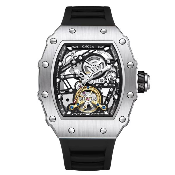 ONOLA Hollow Rudder Flywheel Automatic Mechanical Watch