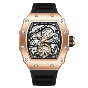 ONOLA Hollow Rudder Flywheel Automatic Mechanical Watch - Image 7