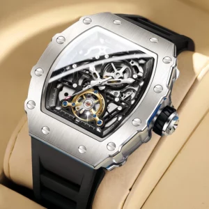 ONOLA Hollow Rudder Flywheel Automatic Mechanical Watch - Image 5