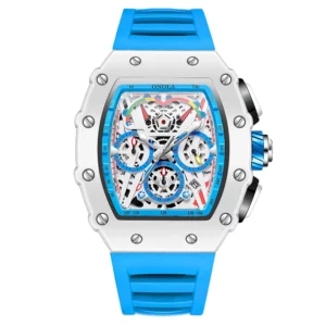 ONOLA Men's White Multifunctional Quartz Watch - Image 9