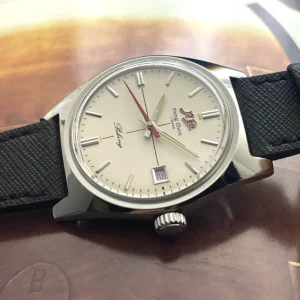 Merkur ساعة بيضاء الطلب ساعة معدنية خمر ساعات الأعمال اليد الرياح ساعة ميكانيكية للرجال Relogio Masculino 36mm