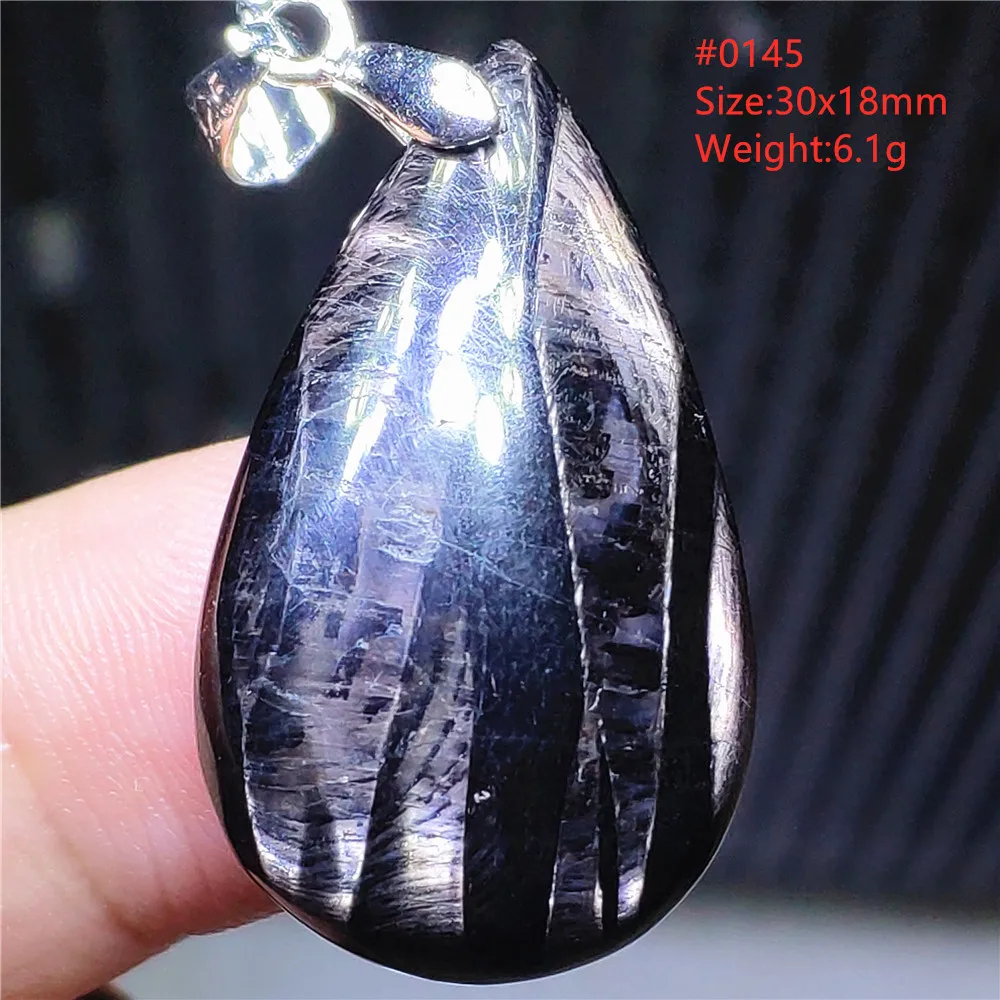 Natural Black Hypersthene Flash Egypt Pendant Women Gold Hypersthene Necklace Fashion Obsidian Pendant AAAAAAA - Image 72