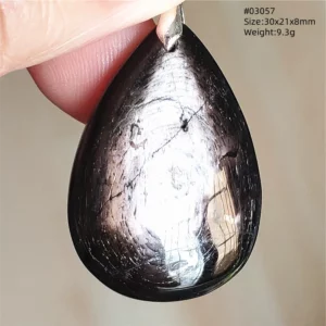 Natural Black Hypersthene Flash Egypt Pendant Women Gold Hypersthene Necklace Fashion Obsidian Pendant AAAAAAA - Image 40