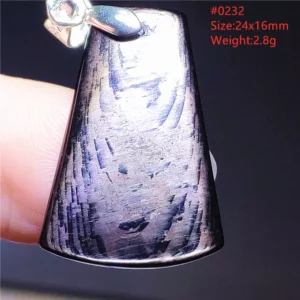 Natural Black Hypersthene Flash Egypt Pendant Women Gold Hypersthene Necklace Fashion Obsidian Pendant AAAAAAA - Image 13