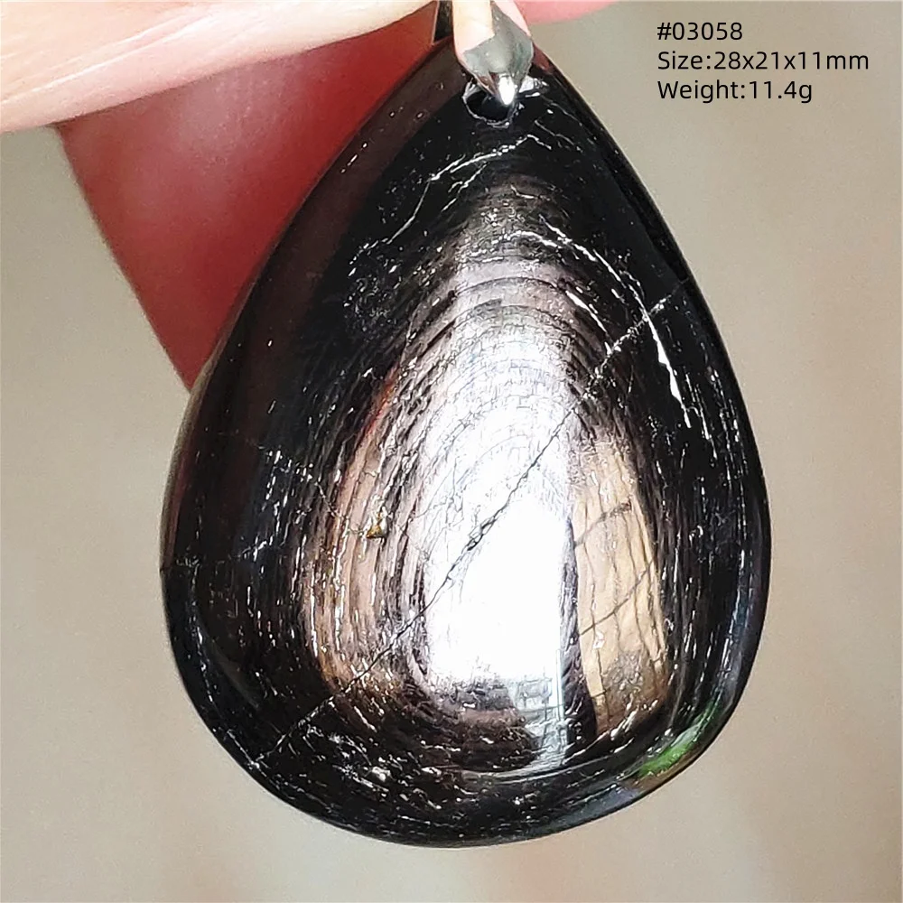 Natural Black Hypersthene Flash Egypt Pendant Women Gold Hypersthene Necklace Fashion Obsidian Pendant AAAAAAA - Image 47