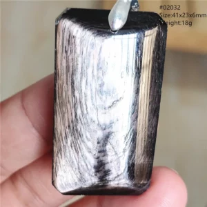 Natural Black Hypersthene Flash Egypt Pendant Women Gold Hypersthene Necklace Fashion Obsidian Pendant AAAAAAA - Image 28