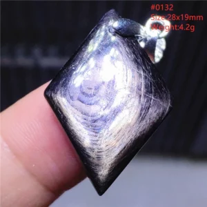 Natural Black Hypersthene Flash Egypt Pendant Women Gold Hypersthene Necklace Fashion Obsidian Pendant AAAAAAA - Image 60