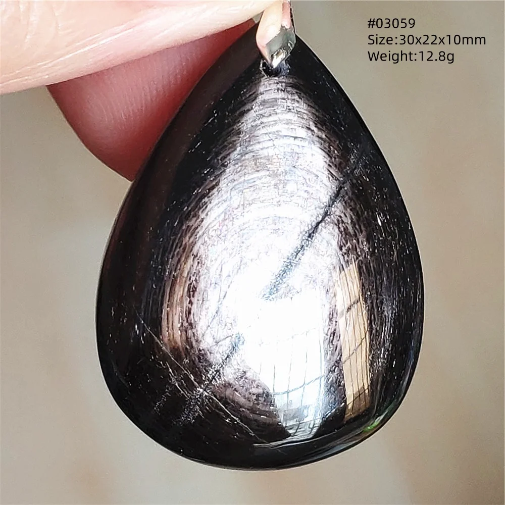Natural Black Hypersthene Flash Egypt Pendant Women Gold Hypersthene Necklace Fashion Obsidian Pendant AAAAAAA - Image 46