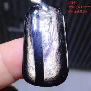 Natural Black Hypersthene Flash Egypt Pendant Women Gold Hypersthene Necklace Fashion Obsidian Pendant AAAAAAA - Image 69