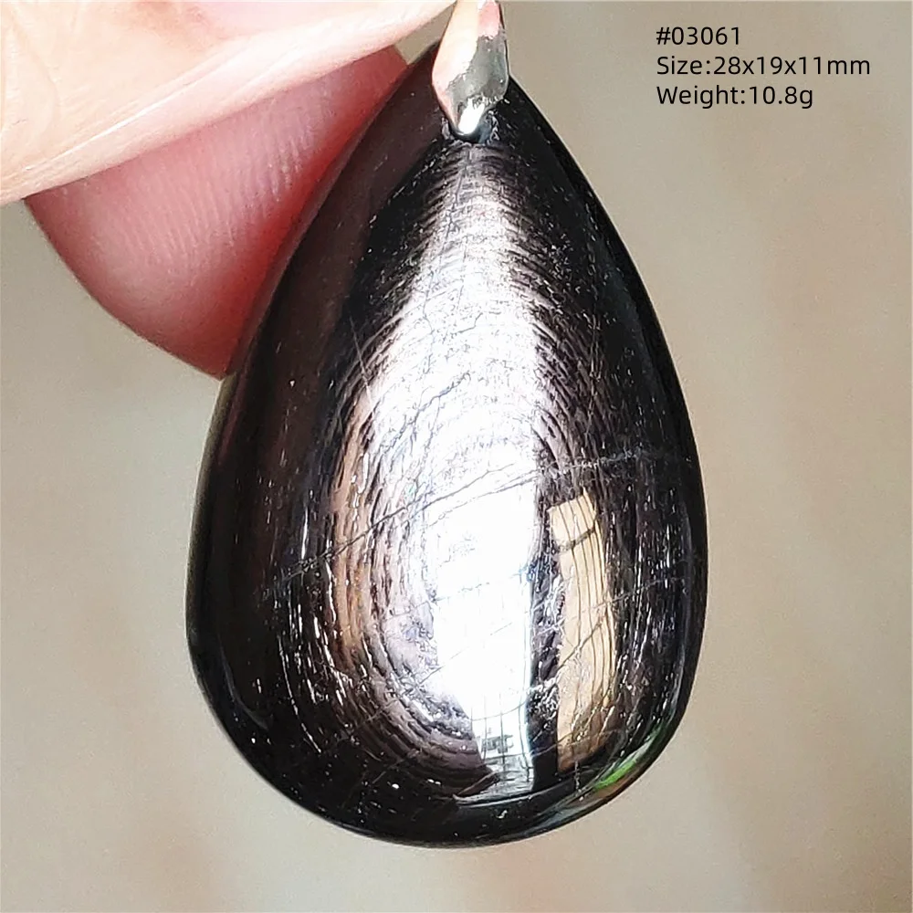 Natural Black Hypersthene Flash Egypt Pendant Women Gold Hypersthene Necklace Fashion Obsidian Pendant AAAAAAA - Image 44