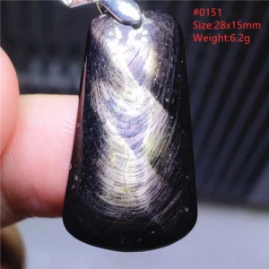 Natural Black Hypersthene Flash Egypt Pendant Women Gold Hypersthene Necklace Fashion Obsidian Pendant AAAAAAA - Image 68