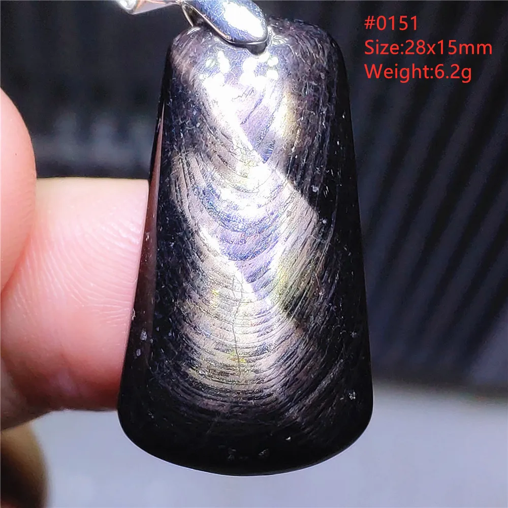 Natural Black Hypersthene Flash Egypt Pendant Women Gold Hypersthene Necklace Fashion Obsidian Pendant AAAAAAA - Image 68
