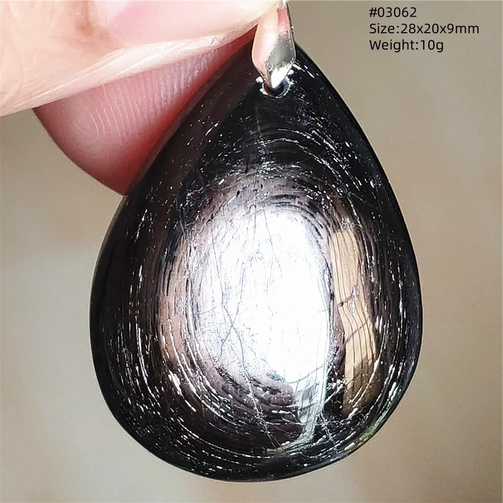 Natural Black Hypersthene Flash Egypt Pendant Women Gold Hypersthene Necklace Fashion Obsidian Pendant AAAAAAA - Image 53