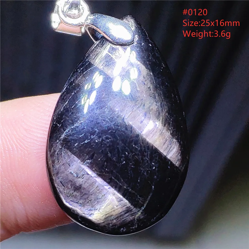 Natural Black Hypersthene Flash Egypt Pendant Women Gold Hypersthene Necklace Fashion Obsidian Pendant AAAAAAA - Image 15