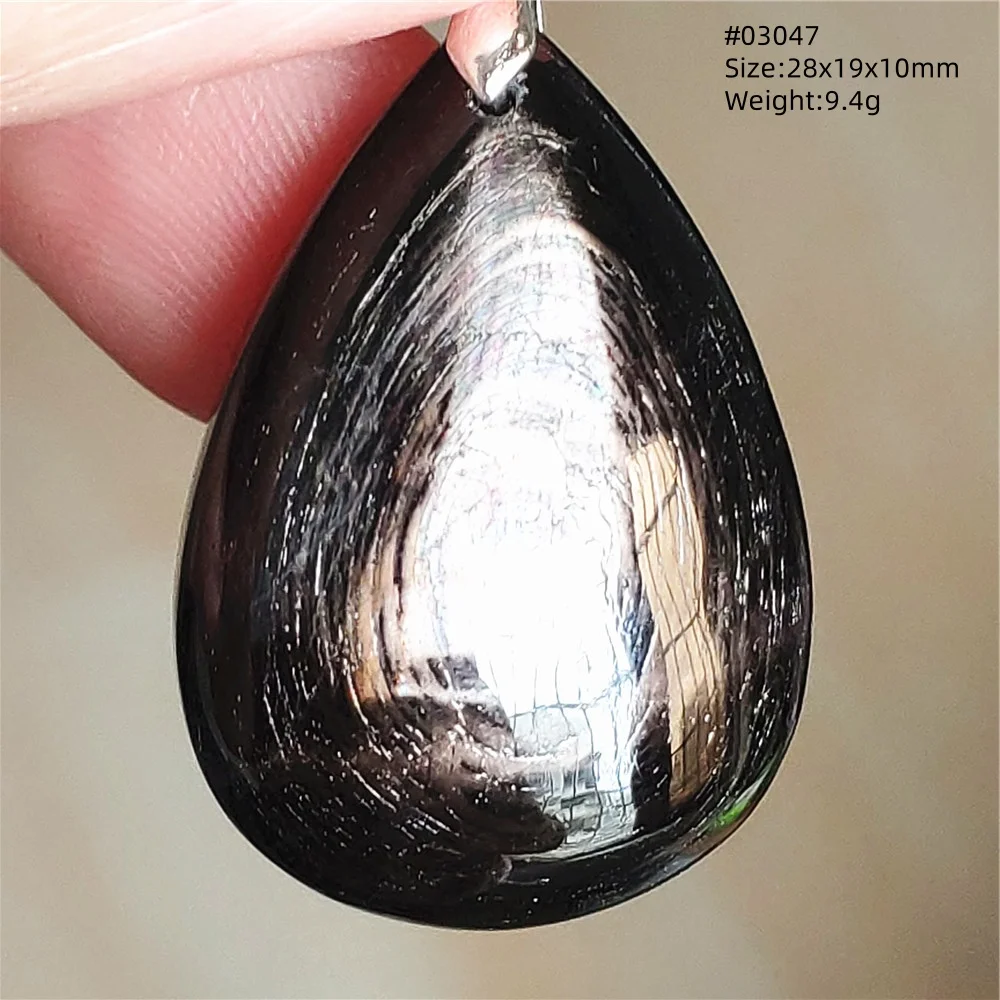 Natural Black Hypersthene Flash Egypt Pendant Women Gold Hypersthene Necklace Fashion Obsidian Pendant AAAAAAA - Image 23
