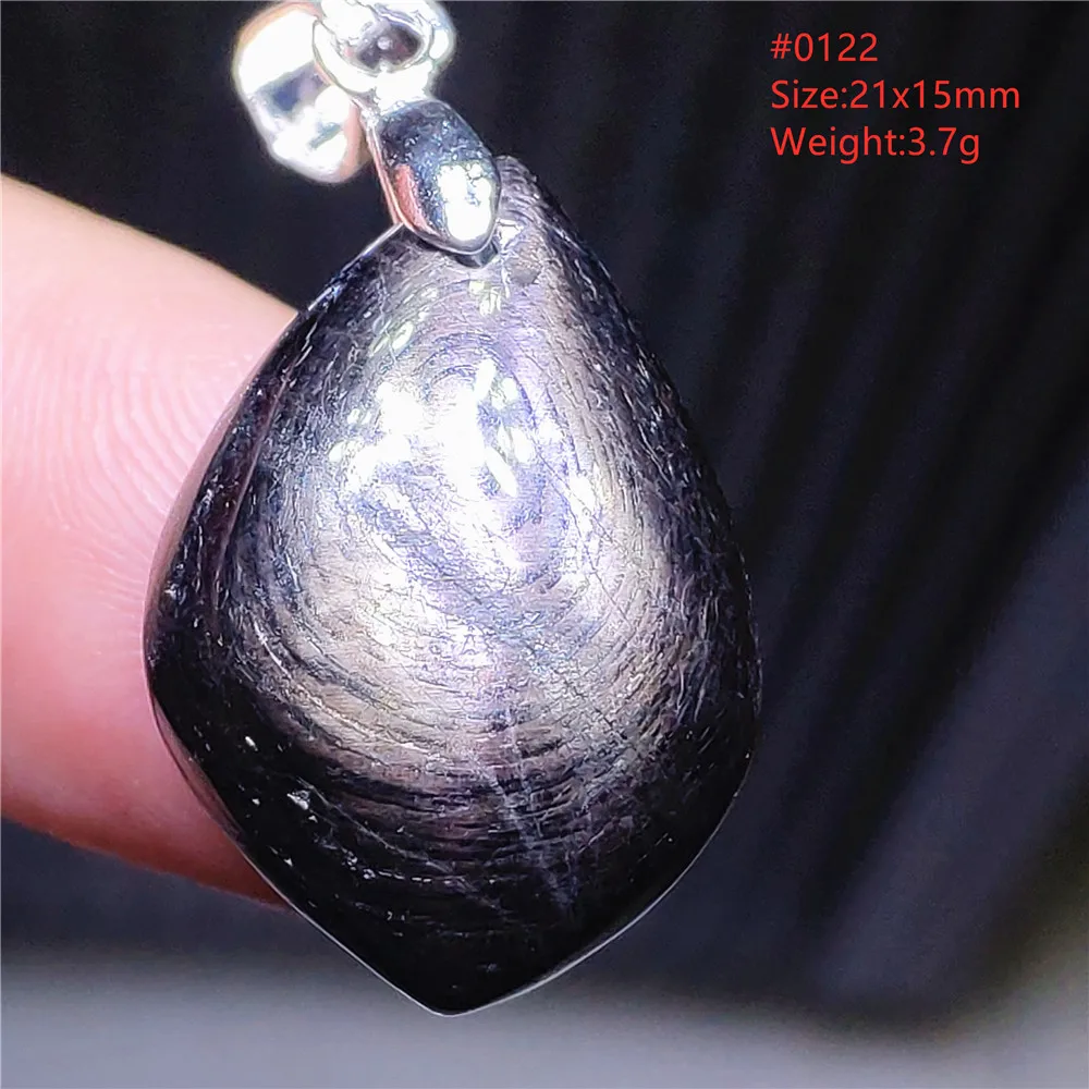 Natural Black Hypersthene Flash Egypt Pendant Women Gold Hypersthene Necklace Fashion Obsidian Pendant AAAAAAA - Image 14