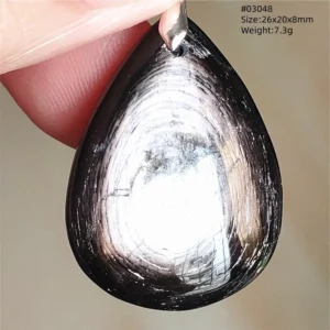 Natural Black Hypersthene Flash Egypt Pendant Women Gold Hypersthene Necklace Fashion Obsidian Pendant AAAAAAA - Image 21