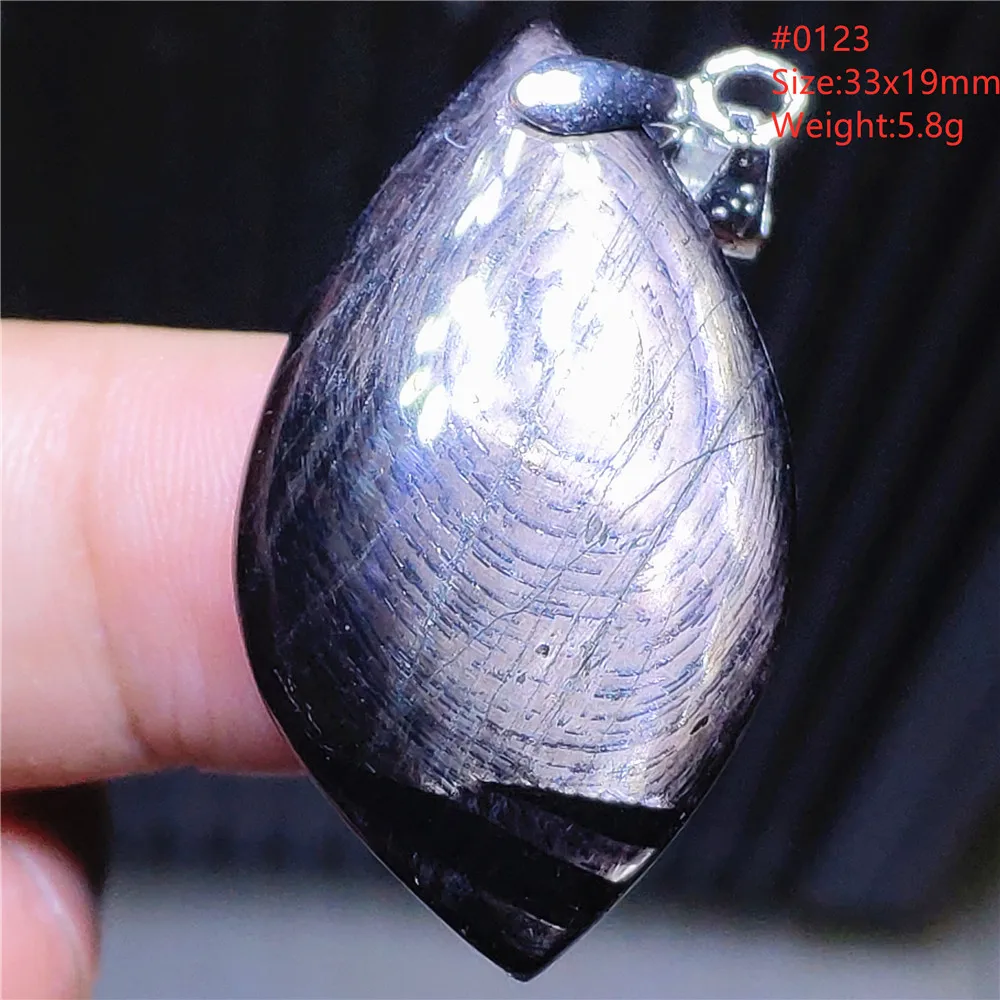 Natural Black Hypersthene Flash Egypt Pendant Women Gold Hypersthene Necklace Fashion Obsidian Pendant AAAAAAA - Image 12