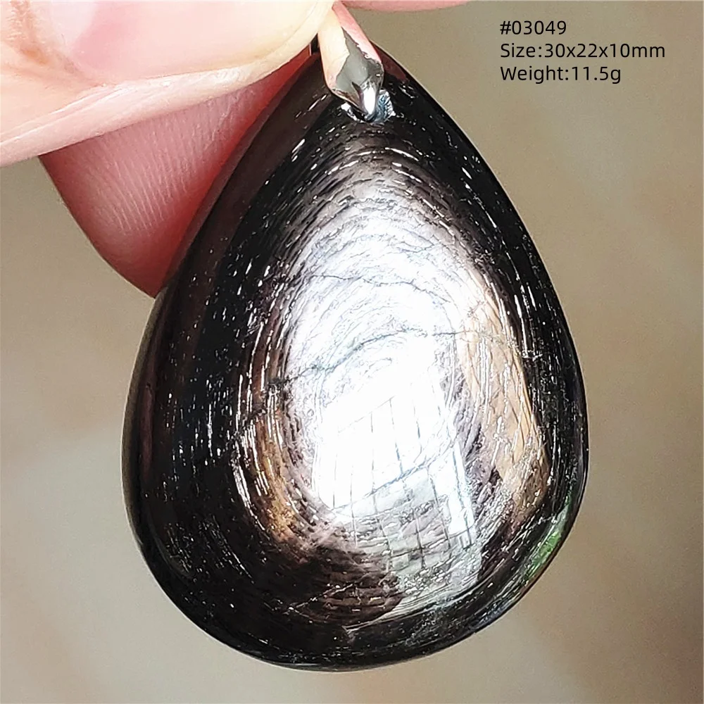Natural Black Hypersthene Flash Egypt Pendant Women Gold Hypersthene Necklace Fashion Obsidian Pendant AAAAAAA - Image 19
