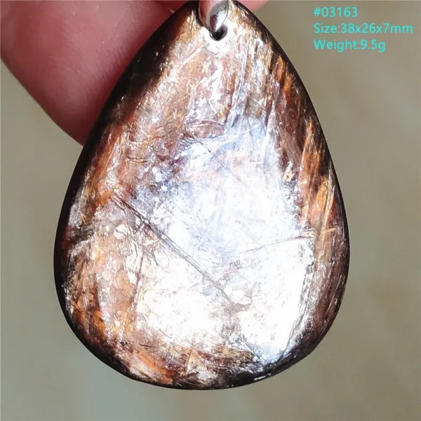 Rare Black Lepidolite & Kunzite Star Flash Pendant Necklace