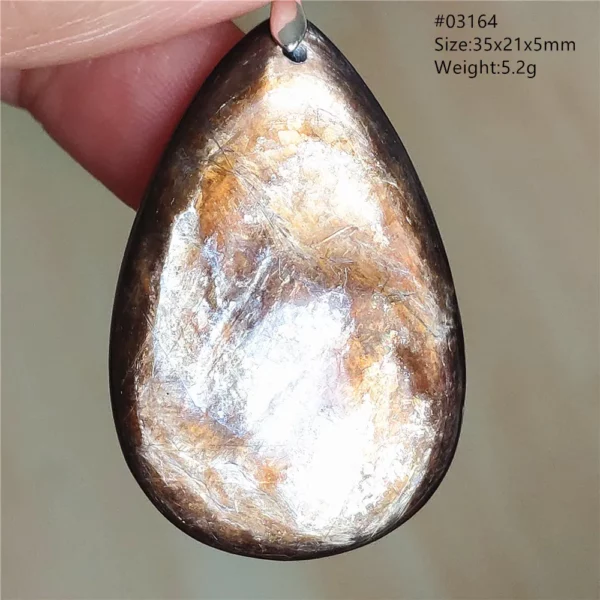 Rare Black Lepidolite & Kunzite Star Flash Pendant Necklace