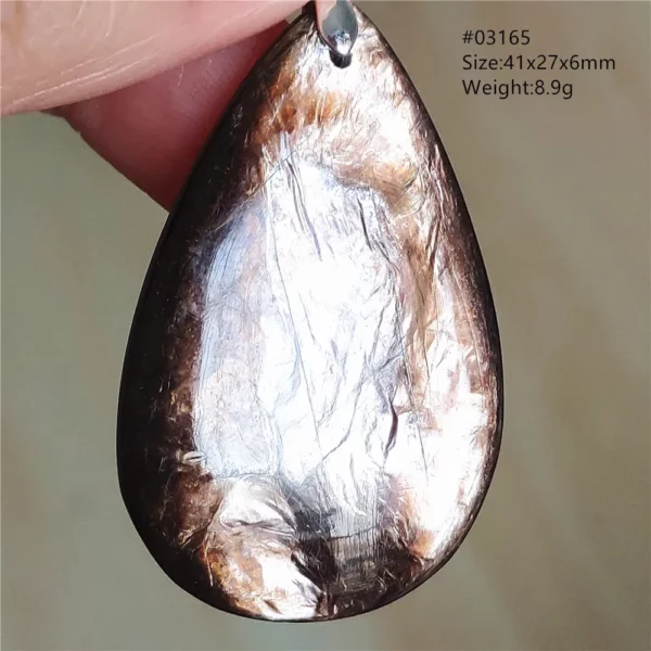 Rare Black Lepidolite & Kunzite Star Flash Pendant Necklace